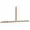 Ekena Millwork Portland Smooth Timber Gable Bracket, Douglas Fir, 96"W x 36"H x 1 1/2"D x 3 1/2"F, 9/12 Pitch GBW096X36X0204POR00SDF - alternate 4